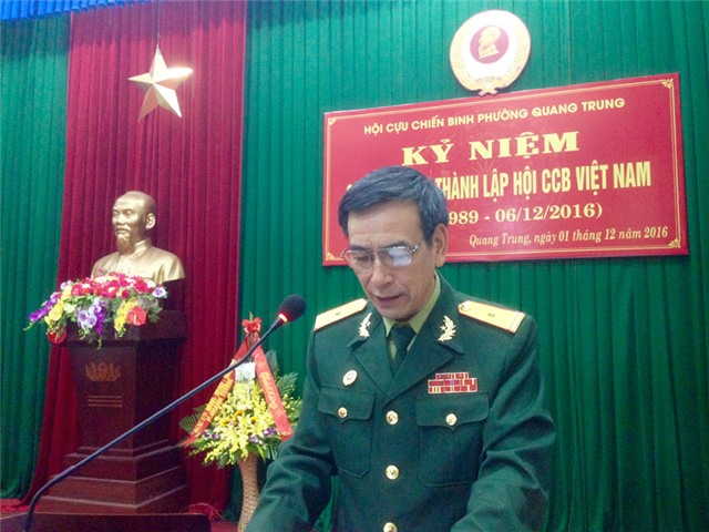 Hội CCB phường Quang Trung kỷ niệm 27 năm ngày thành lập Hội CCB Việt Nam