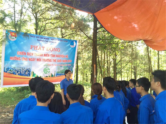 Thành Đoàn Uông Bí tổ chức Lễ phát động chiến dịch Thanh niên tình nguyện hè 2016