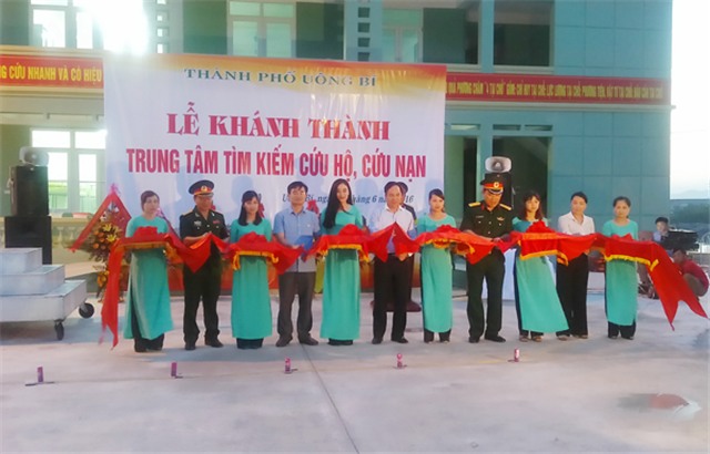 TP Uông Bí: Khánh thành Trung tâm tìm kiếm cứu hộ cứu nạn