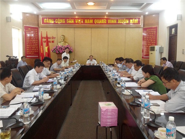 Ban XD NTM TP Uông Bí: Sơ kết kết quả thực hiện chương trình xây dựng nông thôn mới 6 tháng đầu năm 2016