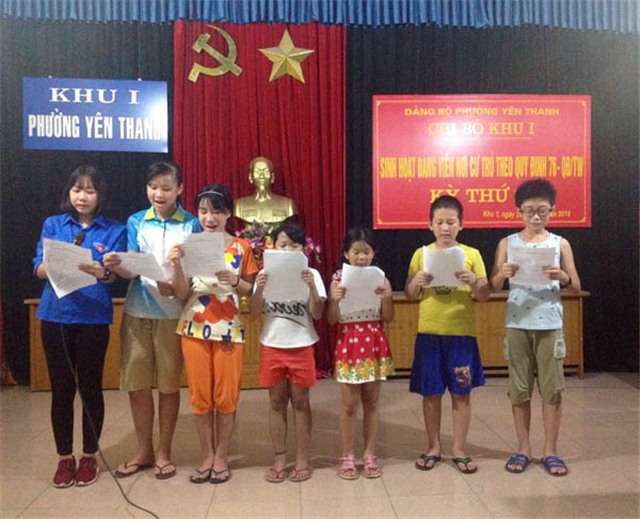 BCĐ hè khu I - Yên Thanh: Đổi mới sân chơi sinh hoạt hè cho trẻ