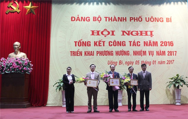 Đảng bộ TP Uông Bí: Tổng kết công tác năm 2016, triển khai phương hướng nhiệm vụ năm 2017