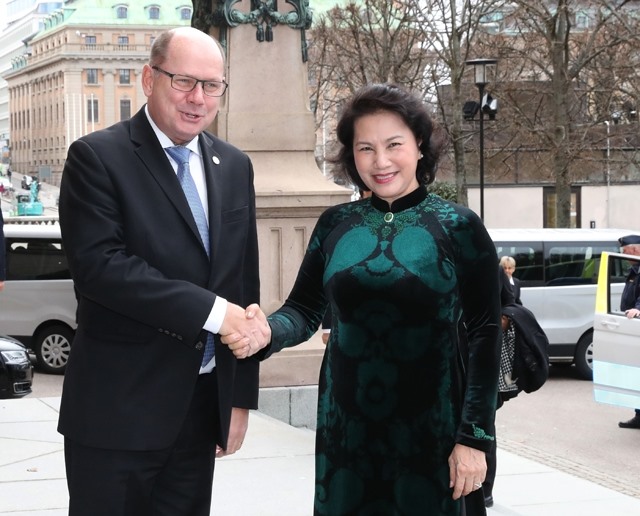 Chủ tịch QH Nguyễn Thị Kim Ngân bắt đầu thăm chính thức Thụy Điển