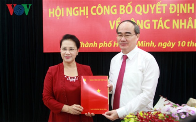 Ông Nguyễn Thiện Nhân làm Bí thư Thành ủy TP HCM