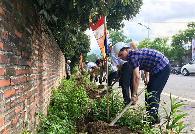 Phường Quang Trung: Lắp 30 thùng rác công cộng, trồng 1.000 cây hoa giấy