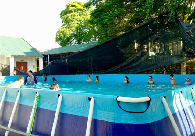 Phường Phương Đông: Khai giảng lớp học bơi miễn phí cho trẻ em có hoàn cảnh khó khăn 