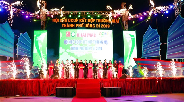 Khai mạc Hội chợ OCOP kết hợp thương mại TP Uông Bí năm 2019