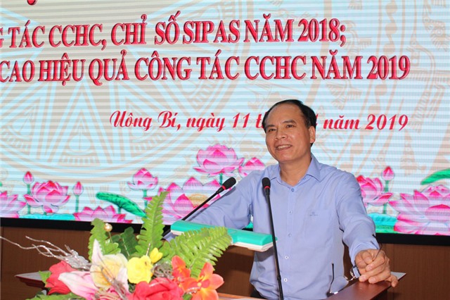 Đồng chí Trần Văn Lâm - Bí thư Thành ủy: Tiếp tục đẩy mạnh công tác CCHC