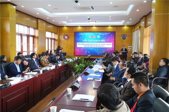 Hội thảo khoa học “Giải pháp chuyển đổi số cho các doanh nghiệp trên địa bàn tỉnh Quảng Ninh”