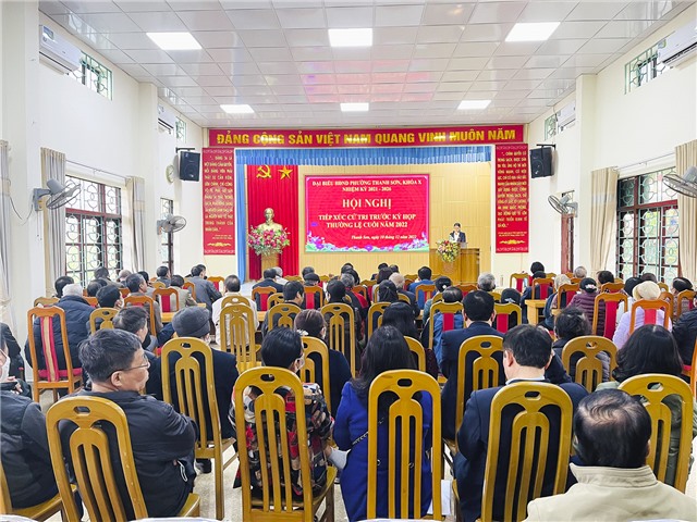 Đại biểu HĐND phường Thanh Sơn tiếp xúc cử tri trước kỳ họp thường lệ cuối năm