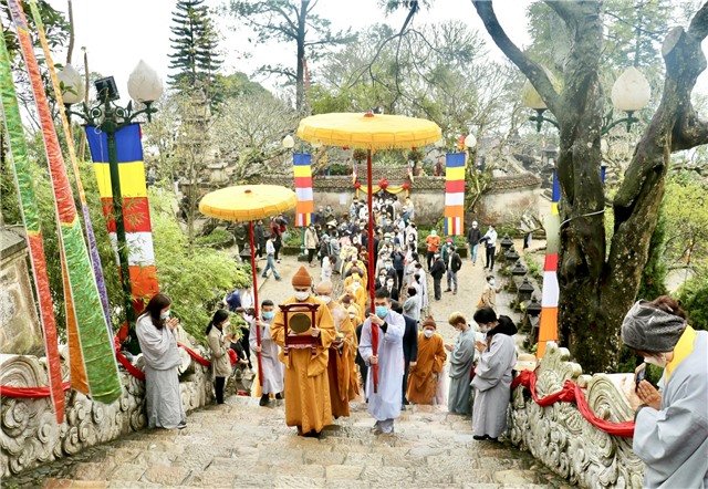 Lễ dâng hương cầu nguyện Quốc thái dân an xuân Yên Tử năm 2022