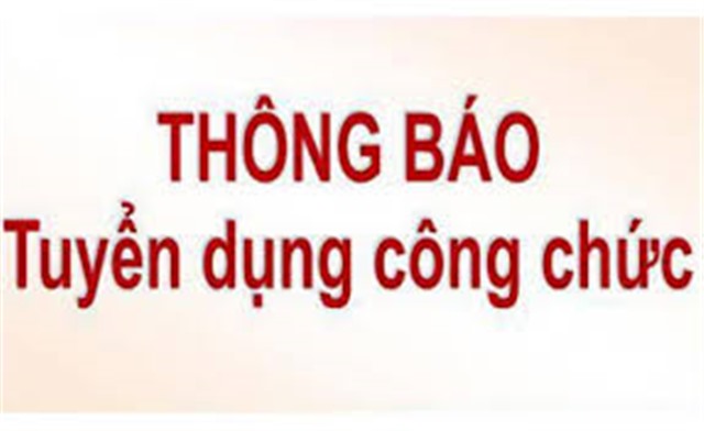 Thông báo xét tuyển công chức Chỉ huy trưởng Quân sự phường Quang Trung, thành phố Uông Bí năm 2022