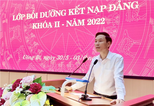 Khai giảng lớp bồi dưỡng kết nạp Đảng khoá II năm 2022