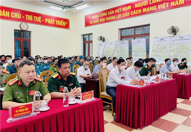 Khai mạc diễn tập chiến đấu phường Bắc Sơn, Phương Nam, Phương Đông và các đơn vị tự vệ trong khu vực phòng thủ năm 2022