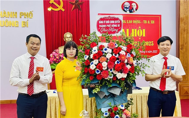 Đại hội Chi bộ Phòng Lao động - Thương binh và Xã hội TP Uông Bí, nhiệm kỳ 2022-2025