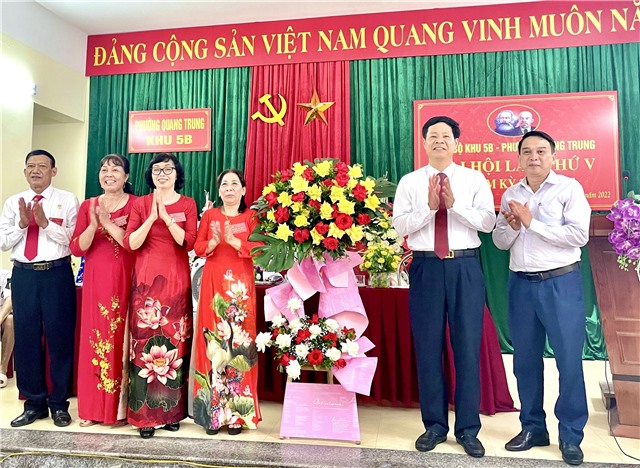 Đại hội Chi bộ khu 5B, phường Quang Trung lần thứ V, nhiệm kỳ 2022-2025