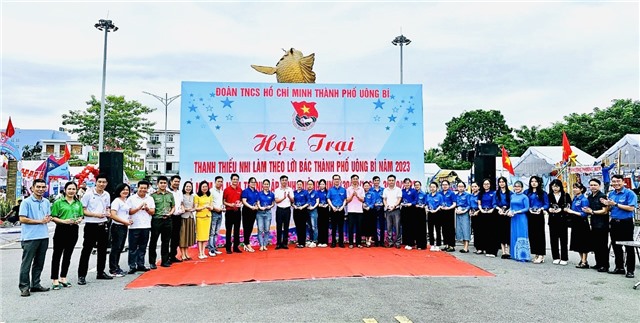 Khai mạc Hội Trại Thanh thiếu nhi làm theo lời Bác – chào mừng kỷ niệm 60 năm ngày thành lập tỉnh Quảng Ninh, 62 năm Uông Bí xây dựng và phát triển