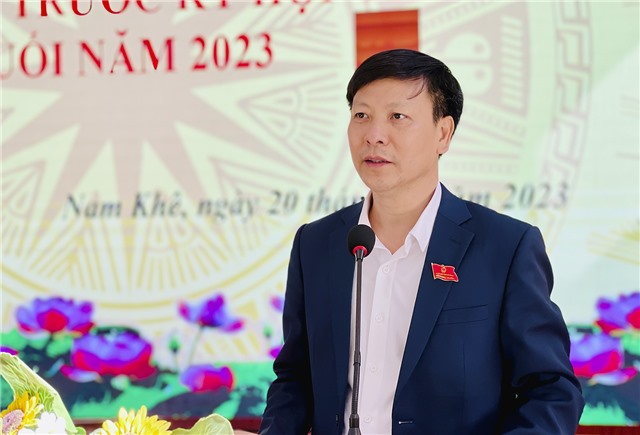 Đại biểu HĐND tỉnh, thành phố tiếp xúc cử tri phường Nam Khê trước kỳ họp thường lệ cuối năm 2023