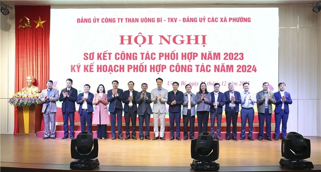 Đảng ủy Công ty Than Uông Bí - TKV sơ kết công tác phối hợp với các xã, phường năm 2023