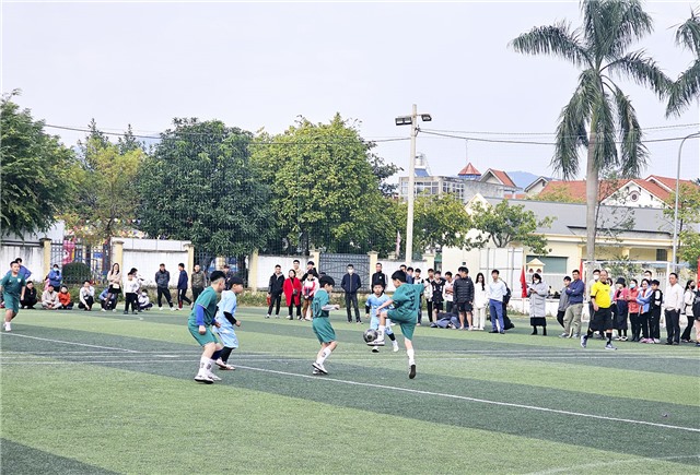 Bế mạc Giải bóng đá học sinh TH, THCS và THPT - Hội khoẻ Phù Đổng thành phố Uông Bí lần thứ XI năm 2023 - 2024 
