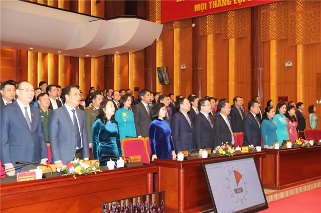 Khai mạc Kỳ họp thứ 16 HĐND tỉnh khóa XIV