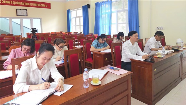 Chi bộ Tuyên giáo - Dân vận sinh hoạt chuyên đề nội dung tác phẩm của Tổng Bí thư Nguyễn Phú Trọng