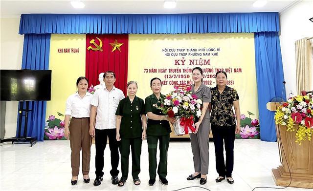 Hội cựu TNXP phường Nam Khê kỷ niệm 73 năm Ngày truyền thống lực lượng Thanh niên xung phong Việt Nam, tổng kết công tác Hội năm 2022-2023