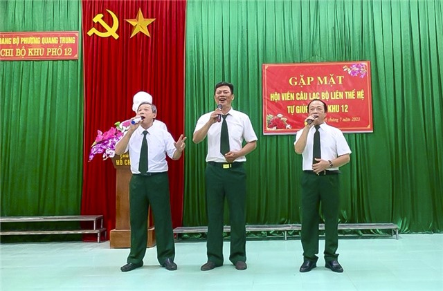 Câu lạc bộ Liên thế hệ tự giúp nhau khu 12, phường Quang Trung - Gặp mặt các thành viên và triển khai nhiệm vụ của CLB