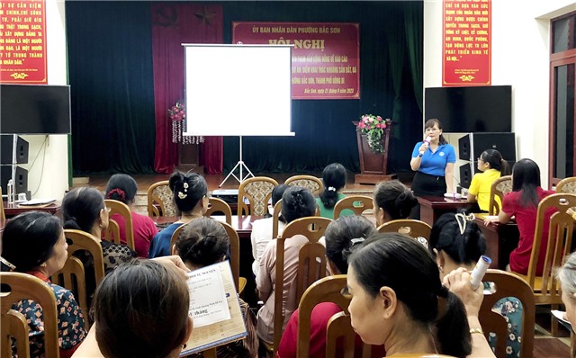 Hội nghị tuyên truyền chính sách Bảo hiểm xã hội tự nguyện, Bảo hiểm y tế hộ gia đình tại phường Bắc Sơn