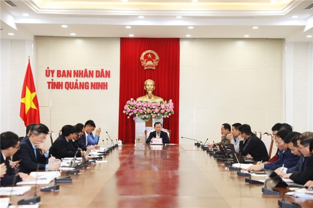 Chủ tịch UBND tỉnh Cao Tường Huy chỉ đạo giải quyết vướng mắc cung ứng vật liệu xây dựng cho các dự án