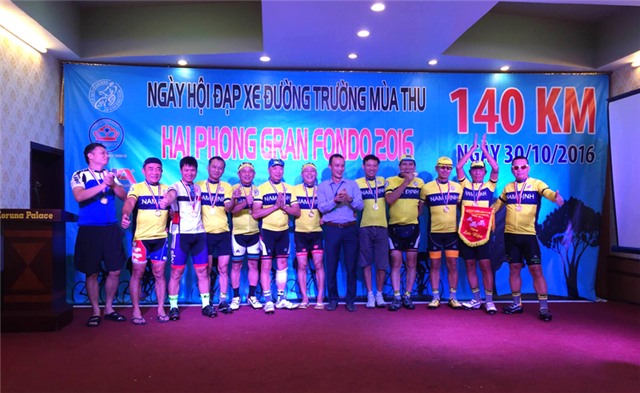 Ngày hội đạp xe đường trường mùa thu Hải Phòng Gran Fondo 2016