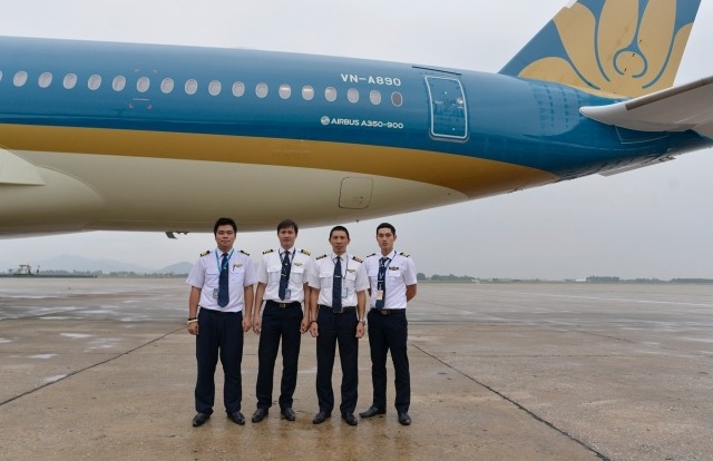 Vietnam Airlines nhận máy bay Airbus A350 thứ năm