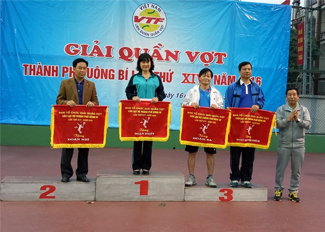 Giải quần vợt CLB thành phố Uông Bí lần thứ XIV năm 2016