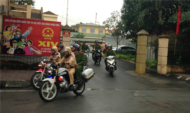 Công an Uông Bí: Mở đợt cao điểm thi đua bảo vệ Ngày bầu cử 22-5