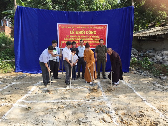 Xã Thượng Yên Công, TP Uông Bí: Khởi công xây nhà Đại đoàn kết cho hộ nghèo