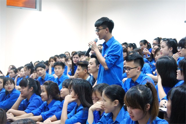 Sinh viên Trường Đại học Hạ Long tự tin, hào hứng đón ngày hội lớn