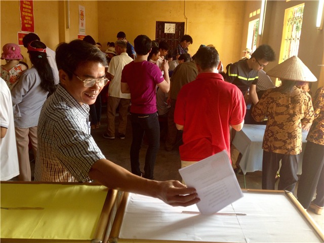 Bản tin Uông Bí bầu cử 10 giờ ngày 22-5