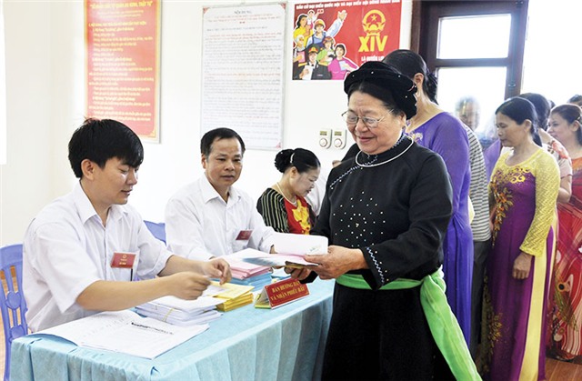 Khẳng định vai trò của tổ chức Đảng, đoàn thể trong cuộc bầu cử