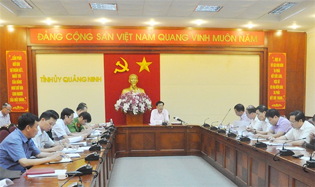 Bí thư Tỉnh uỷ làm việc với Ban Nội chính Tỉnh uỷ