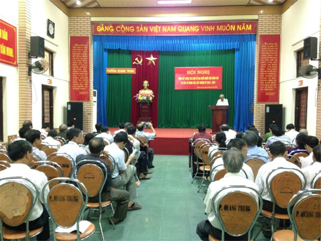 Các phường trên địa bàn thành phố tổng kết công tác bầu cử Đại biểu Quốc hội và Đại biểu HĐND các cấp nhiệm kỳ 2016-2021