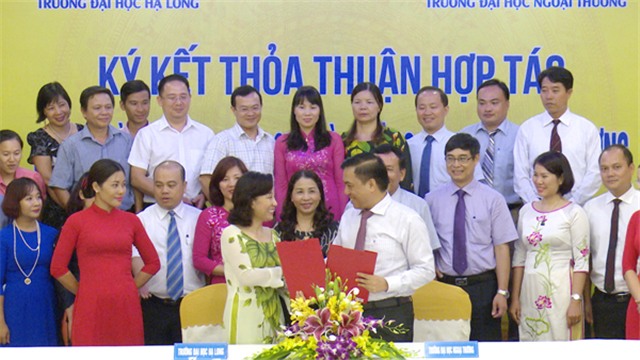 Trường Đại Học Hạ Long & Đại Học Ngoại Thương: Ký kết thỏa thuận hợp tác