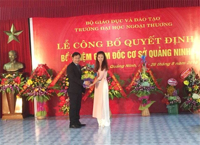 Trường Đại học ngoại thương: Lễ công bố quyết định bổ nhiệm giám đốc cơ sở Quảng Ninh