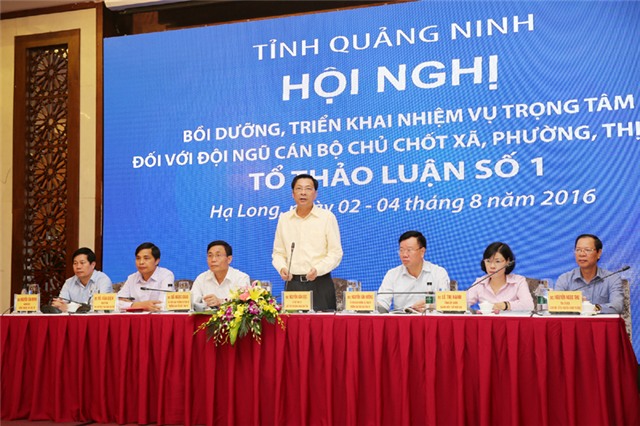 Hội nghị bồi dưỡng, triển khai nhiệm vụ trọng tâm đối với đội ngũ cán bộ chủ chốt cơ sở: Các tổ thảo luận những nội dung quan trọng