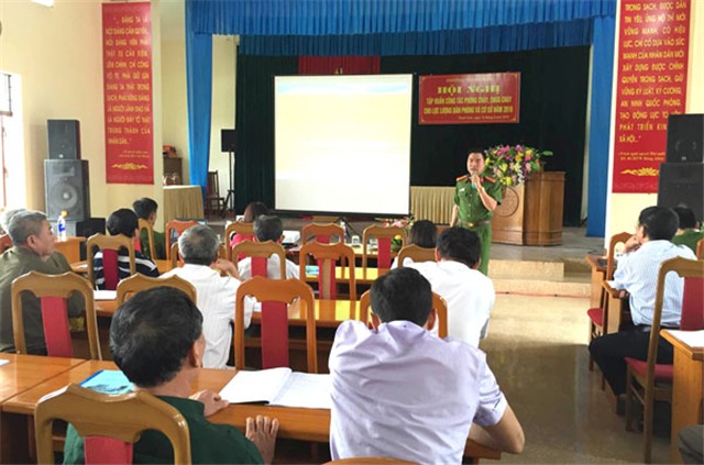 Phường Thanh Sơn: Hội nghị tập huấn công tác phòng cháy chữa cháy cho lực lượng dân phòng và cơ sở năm 2016