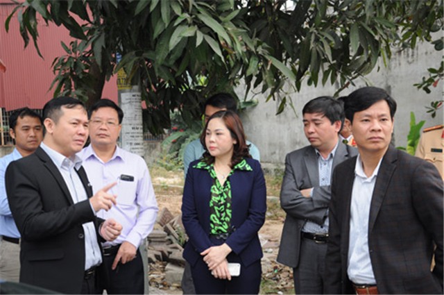 Ban ATGT tỉnh kiểm tra một số điểm "nóng" về tai nạn giao thông trên QL18