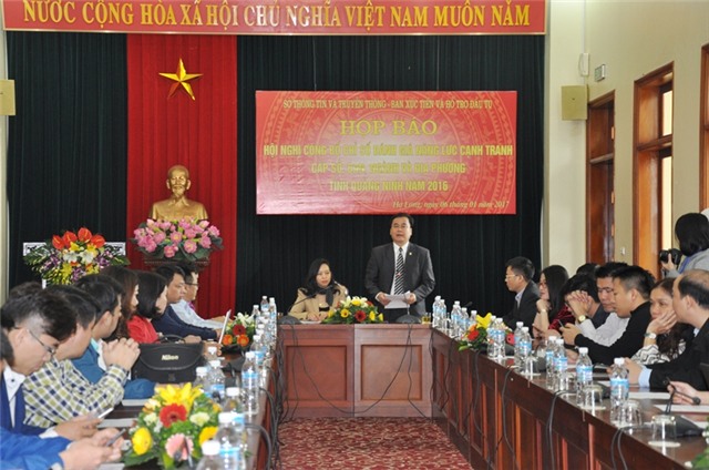 Ngày 11/1, tỉnh Quảng Ninh tổ chức hội nghị công bố Chỉ số DDCI năm 2016