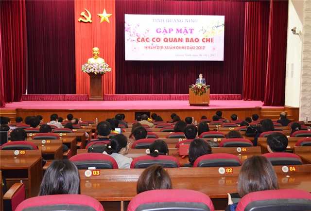 Tỉnh Quảng Ninh gặp mặt các cơ quan báo chí nhân dịp Xuân Đinh Dậu 2017