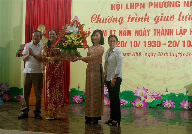 Hội LHPN phường Nam Khê: Giao lưu văn nghệ kỷ niệm ngày phụ nữ Việt Nam 