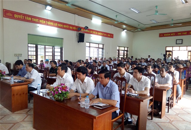 Đại biểu Quốc hội khóa XIV tiếp xúc cử tri phường Phương Đông, TP Uông Bí