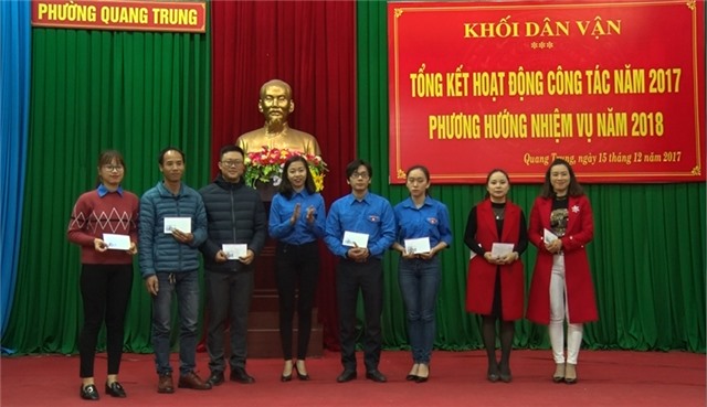 Phường Quang Trung tổng kết công tác Khối Vận năm 2017